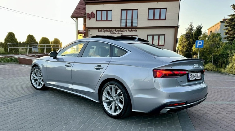 Audi A5 cena 175000 przebieg: 23700, rok produkcji 2020 z Morąg małe 154